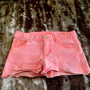 Justice pink shorts